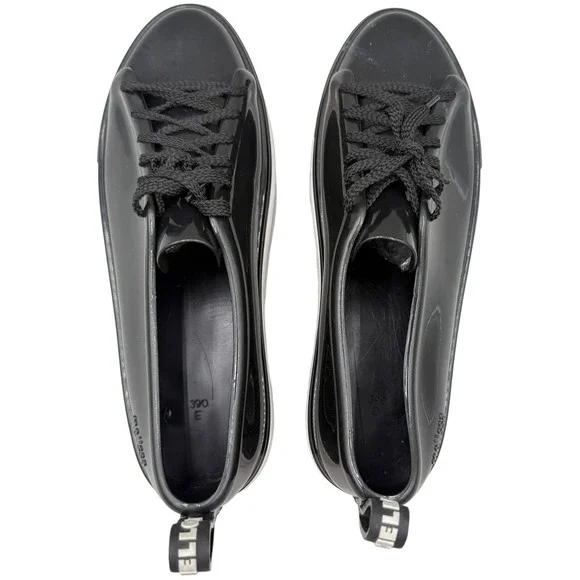 Melissa BE + Hello Kitty Womens Size 10 US Black Platform Sneakers Shoes